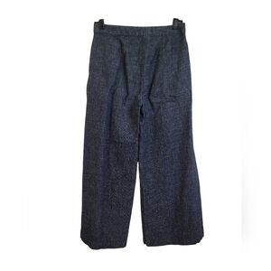Eileen Fisher Women's indigo  hemp and organic cotton blend wideleg Pants